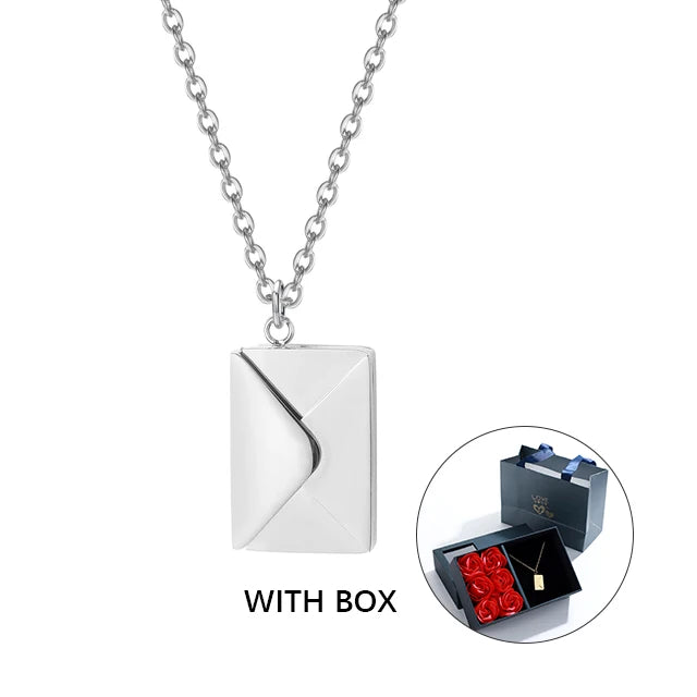 Personalized Custom Envelope Necklace