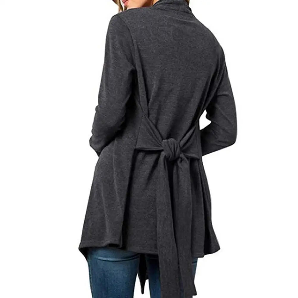 Womens Tie Waist Cardigan