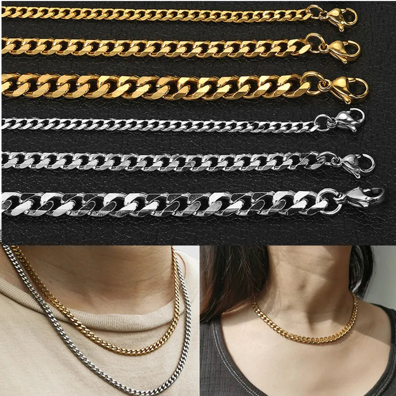 3-11mm Stainless Steel Necklace