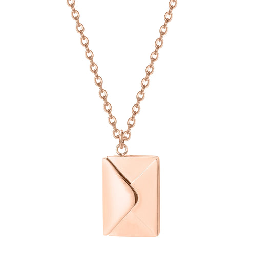 Personalized Custom Envelope Necklace