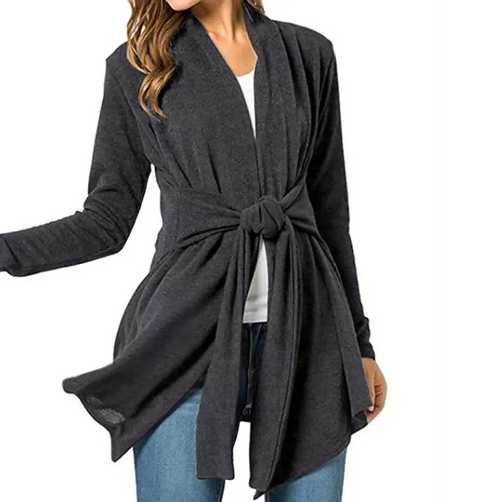 Womens Tie Waist Cardigan