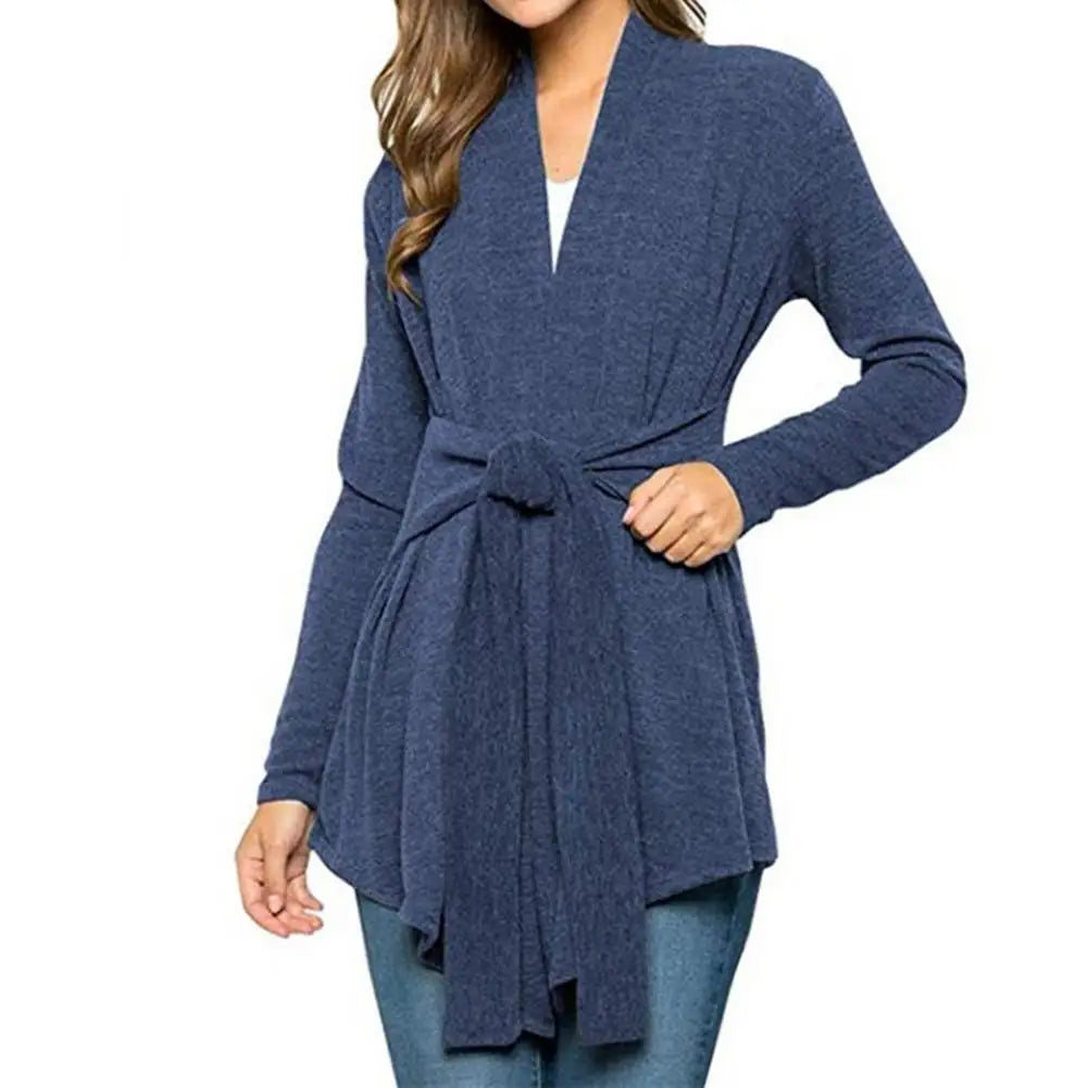 Womens Tie Waist Cardigan