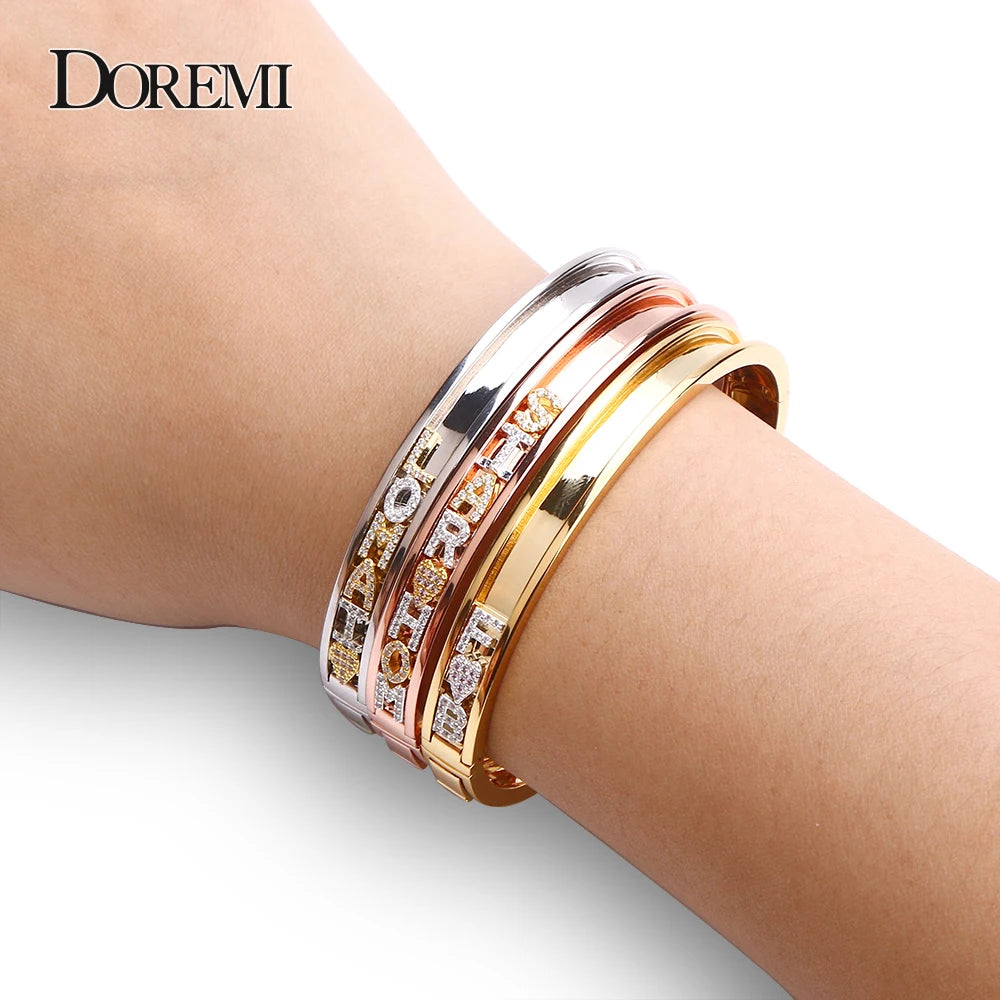 DOREMI DIY Zirconia Letters