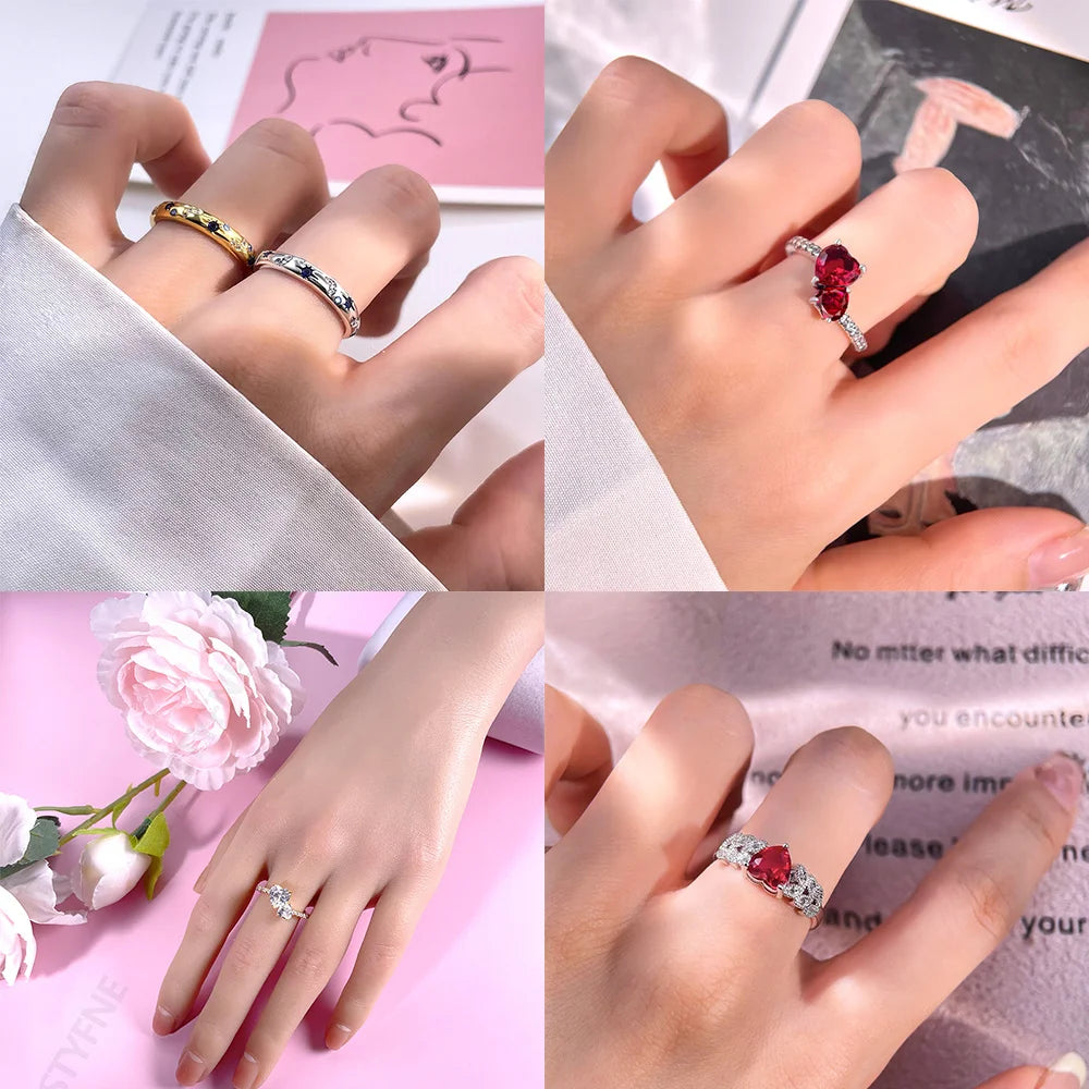 Women 925 Sterling Silver Universe Dewdrop