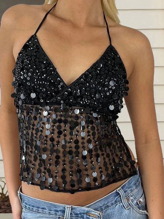 Women s V-Neck Sleeveless Blouse