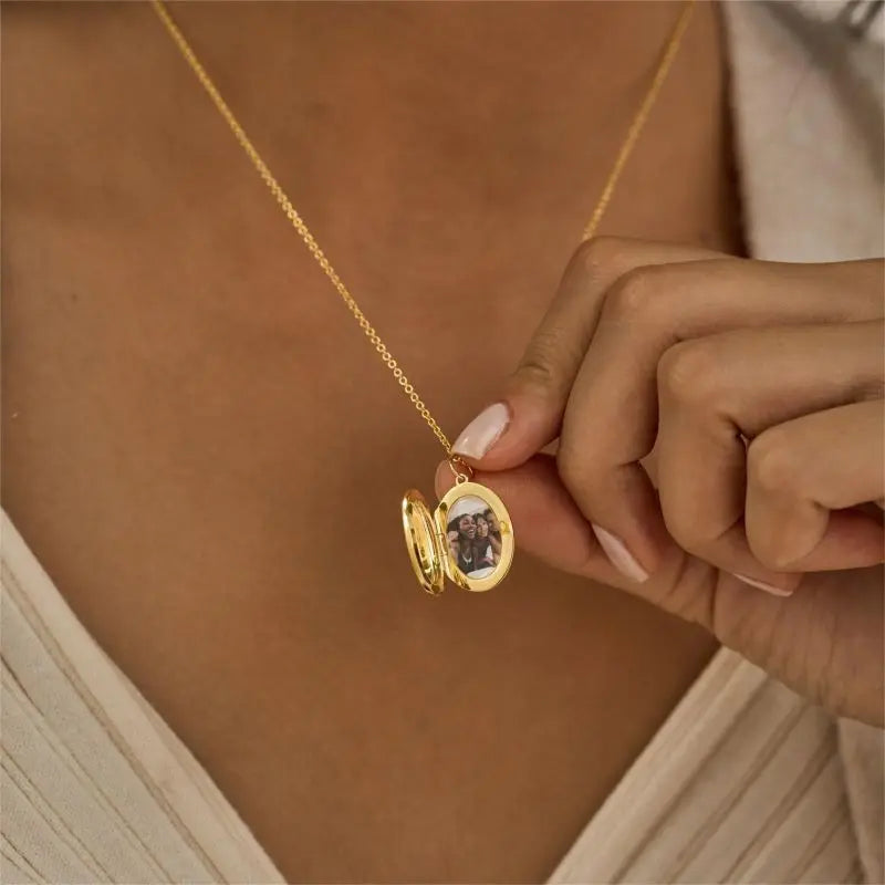 Personalized Custom Color Printed Photo Necklace