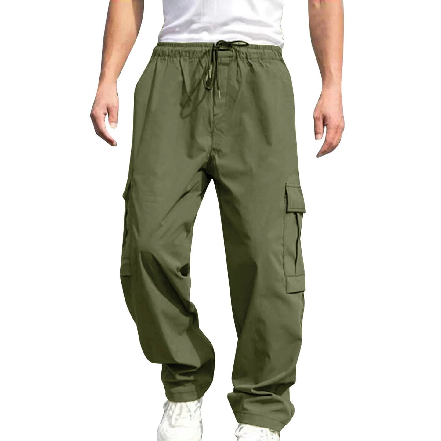 Men's Loose Cargo Long Pants