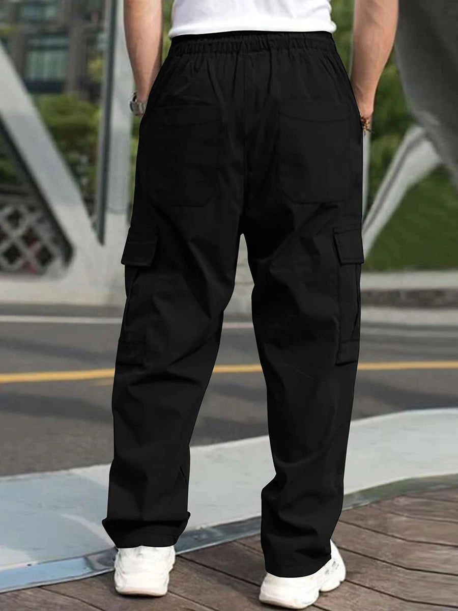 Men's Loose Cargo Long Pants