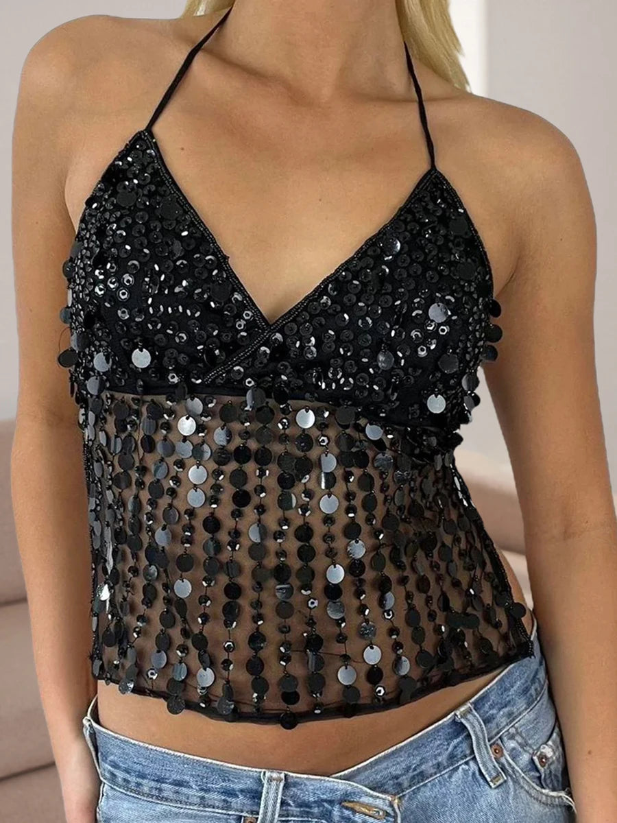 Women s V-Neck Sleeveless Blouse