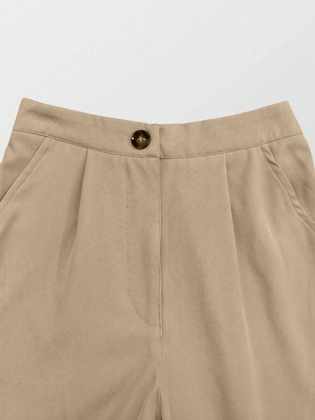 Ladies' beige suit pants