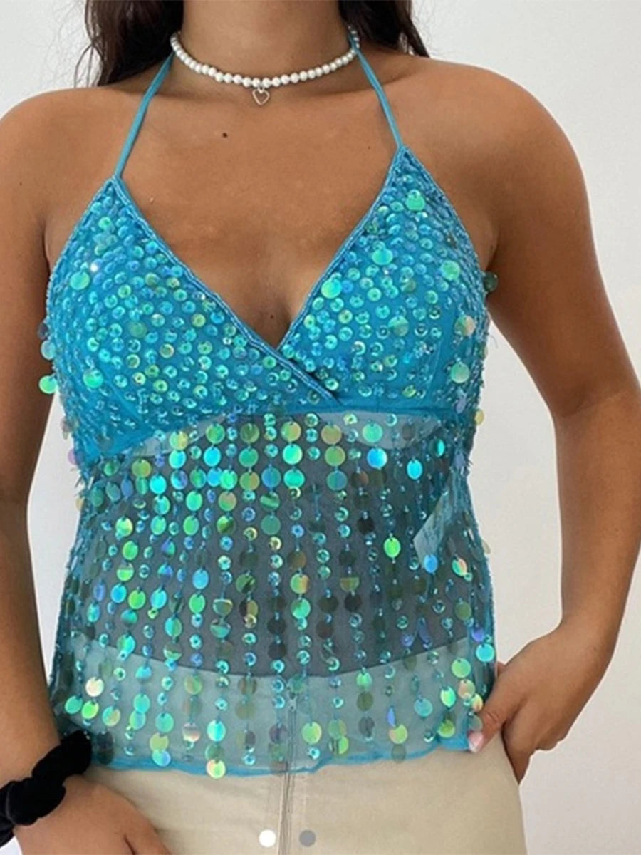 Women s V-Neck Sleeveless Blouse
