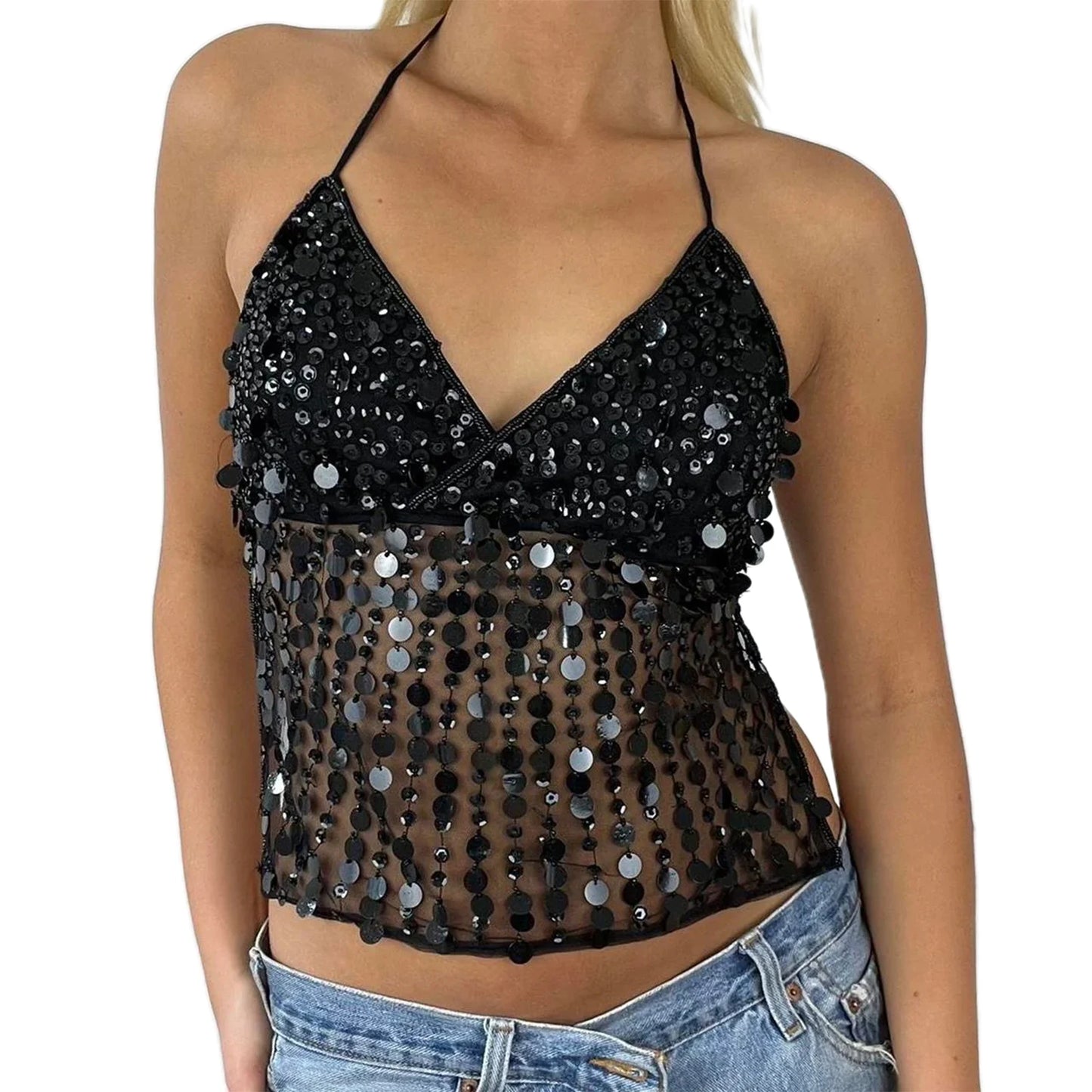Women s V-Neck Sleeveless Blouse